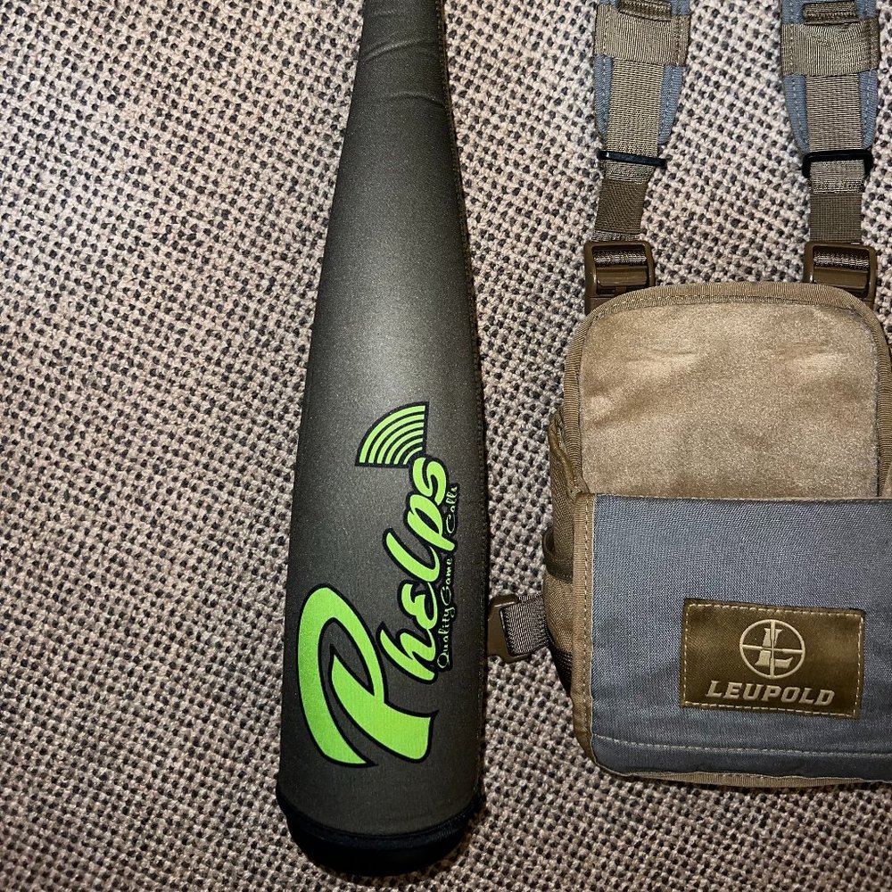 Leupold (Marsupial Gear) Bino Harness, Rangefinder Pouch & Phelps Bugle Tube